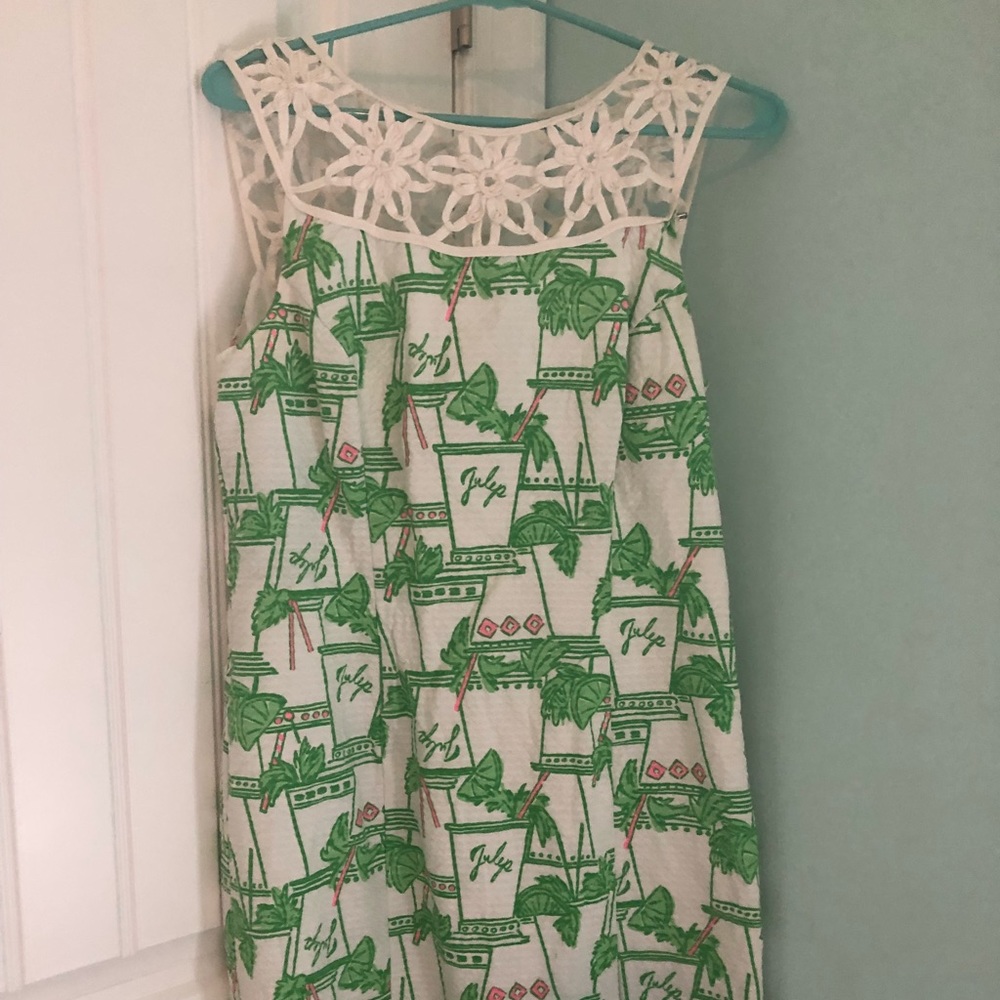 Lilly Pulitzer Lucina “Just add mint” dress size 8